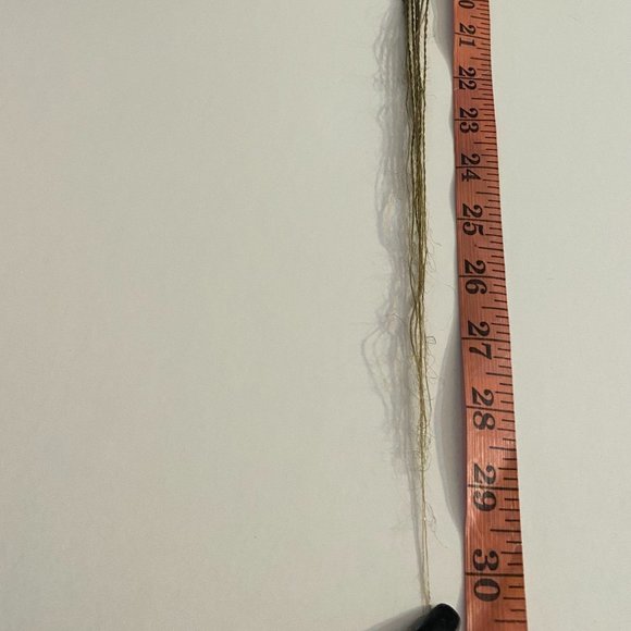 30 inch small micro braided blonde ombre wig with dark roots - Picture 5 of 5